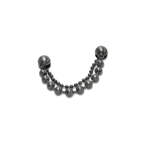 Crocs Jibbitz™Double Black Gem Chain